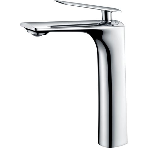 IMEX grifería de lavabo monocomando con cuerpo en latón y zama cromados cartucho cerámico Ø35mm incluye tubos flexibles color cromado modelo Escocia Imex-BDSC024-3 (1/3)