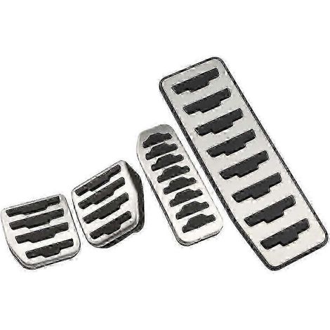 Exquisite Stainless Steel Car Foot Pedal For Jaguar F-pace X761 2016 2017 2018 2019 2020 2021 2022 Clutch Brake Non-slip Pedal Cover At Mt( 4 pcs) (1/5)