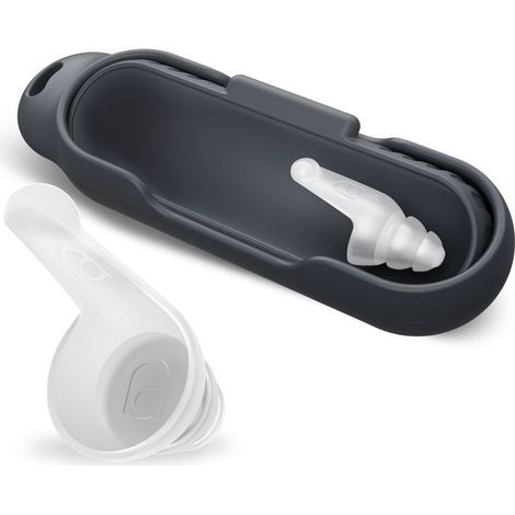 Tapones para los oídos anti-ruido Mixx Audio Sleep Blanco y Negro