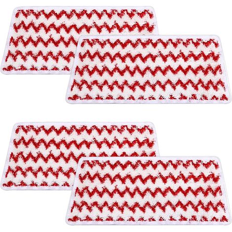 Compatible avec les lingettes de rechange pour balais plats, les lingettes pour balais vapeur, les tampons de rechange en microfibre et les têtes de balai. (1/5)