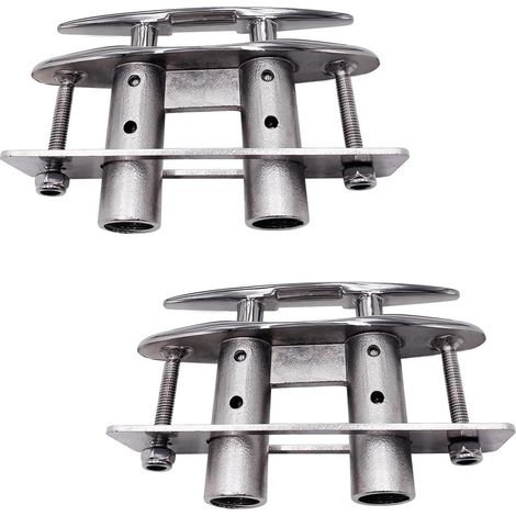 Taquet de Quai d'amarrage rétractable en Acier Inoxydable 316, 2 pièces, 5 Pouces, for Bateau, à Montage encastré, Pop-Up, Corde d'amarrage rétractable (1/5)