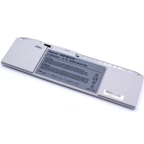 vhbw Akku kompatibel mit Sony Vaio SVT111A11T, SVT1112AJ, SVT11129CJS, SVT11128CCS, SVT11128CC Notebook (4200 mAh, 11,1 V, Li-Polymer) - Infochip