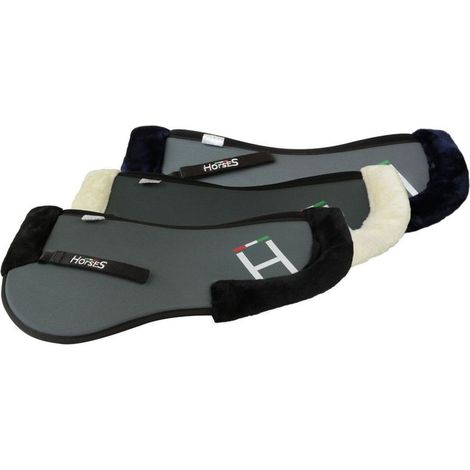 Full, GRIGIO /BEIGE: Semisottosella modello H Pad Lea con imbottitura spessa 20 mm e inserto in pelo
