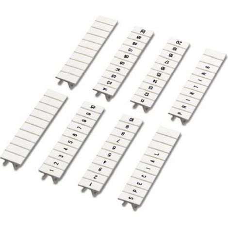 Barrette de marquage Phoenix Contact série ZB5.LGS :51 -60 à utiliser avec Bloc de jonction ( Prix pour 1 )