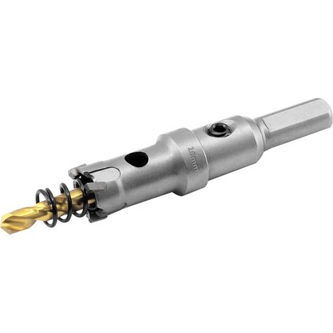 16mm Scie Cloche de TCT Carbure en Métal, Tungstène Foret Trépans pour Métal, l'acier inoxydable, fonte, fer, Aluminium, laiton et plastique (1/5)