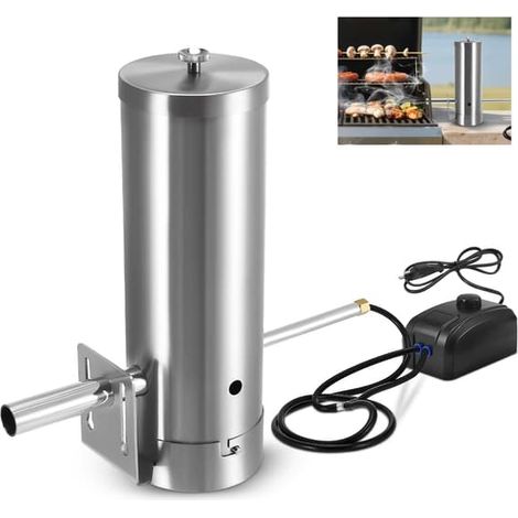 Générateur de fumée froide haut de gamme - Fumoir barbecue en acier inoxydable pour fumage à chaud/froid (1/5)