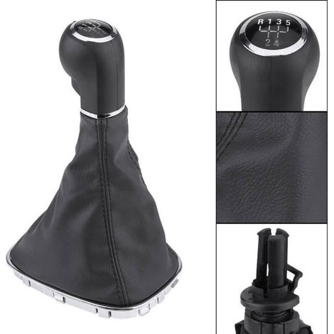 Lot de Pommeau Levier De Vitesse À 5 Vitesse avec Couvre-Soufflet Pour Opel / Vauxhall Corsa D 2006-2014