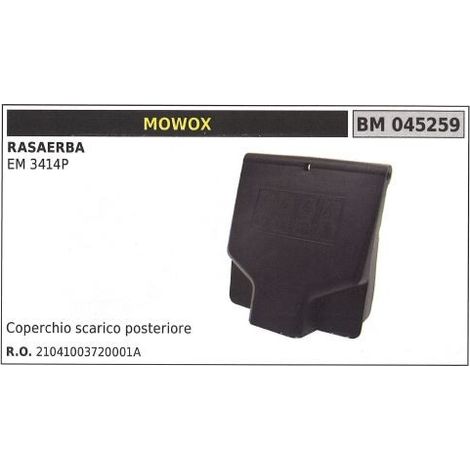 Hintere Auspuffabdeckung MOWOX Rasenmäher Mähwerk EM 3414P 045259