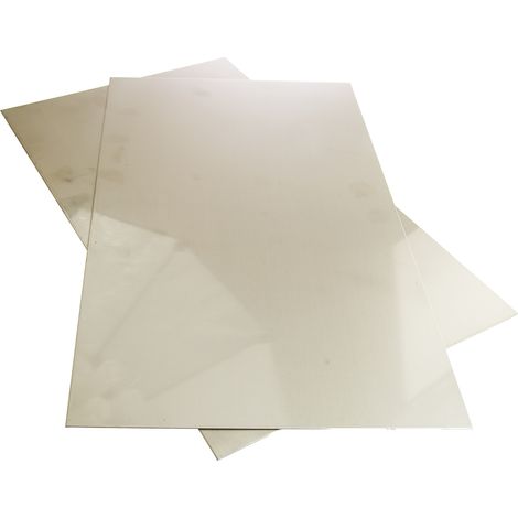 Feuille de métal 500mm x 300mm x 1mm ( Prix pour Lot de 2 )