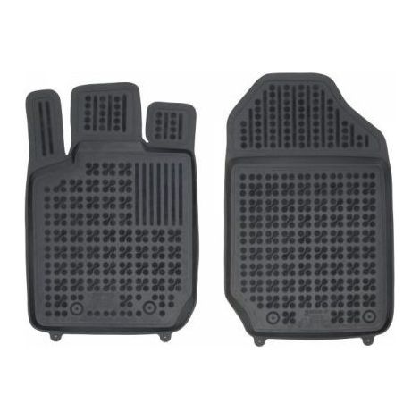 Tapis de sol en caoutchouc pour Ford Ranger (2011-2020) — 2 pièces — type bac