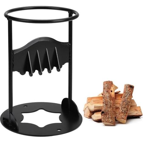 Accessoire pour fendeur de bûches, Fendeuse de bois de chauffage, fendeuse de bûches électrique, fendeuse de bois manuelle robuste, coin de séparation en acier au manganèse pour la maison et le campin