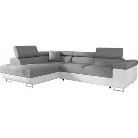 Canapé d'angle Comfivo Vinetum, Soft 017 + Lux 05, Disponible, 274x203x70cm, 0