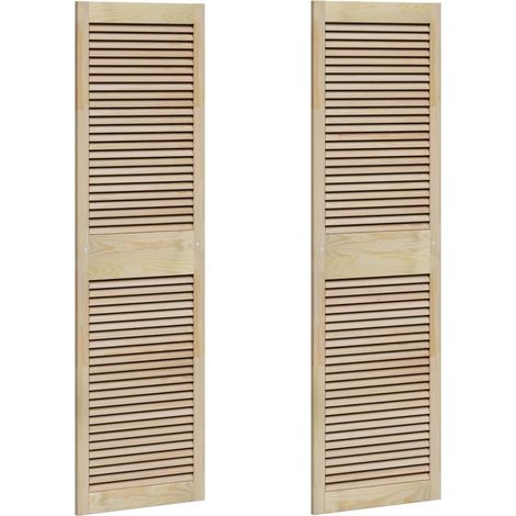 Maison Exclusive - Porta per Armadio con porta 2 pcs Naturale 170 x 2,1 x 49,5 cm