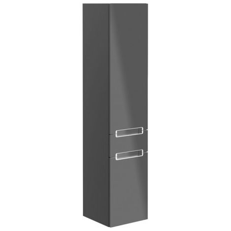 Villeroy & Boch Armoire haute Subway 2.0 A707, 2 portes et 1 tiroir, butée gauche, Coloris: Blanc mat, poignée : chrome brillant - A70710MS