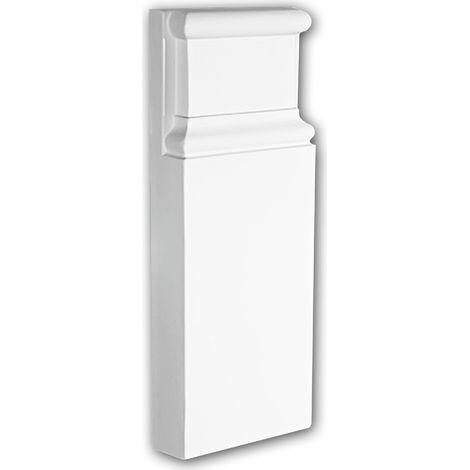 Elemento decorativo 154010 Profhome contorno porte design classico senza tempo bianco