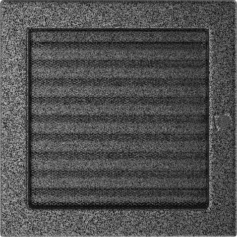 Vent Cover 22x22 black and silver with blinds (1/4)