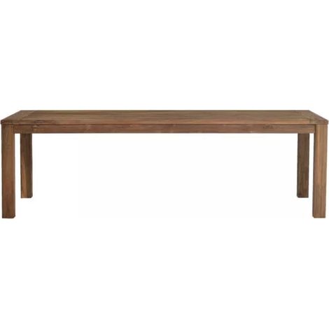 tavolo da esterno solaria "giacarta" in teak riciclato 250x100x77 cm (1/4)
