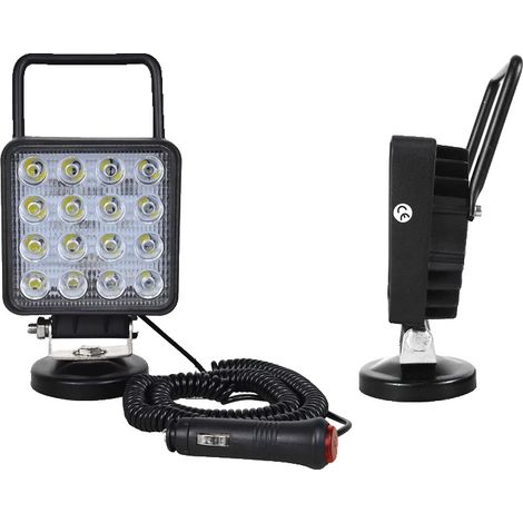 Lampe de travail LED, faisceau large et spot, design étanche et durable, 2pcs Faisceau Inondant (1/2)