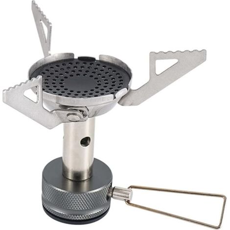 Tête De Réchaud à Gaz Pliable pour Camping Mini-réchaud Léger Et Portable pour Pique- Plein Air (1/5)