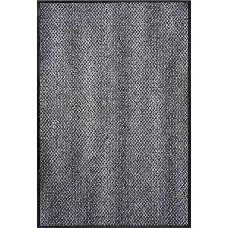 Felpudo gris 80x120 cm vidaXL