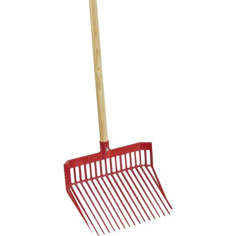 Fourchette en plastique Durafork avec manche en bois