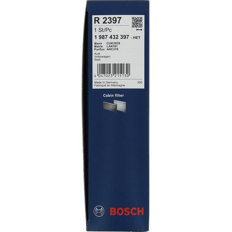 Filtre d'habitacle Bosch 1987432397