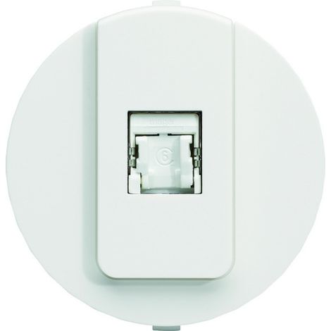 ateha prise RJ45 catégorie 6 UTP pour Grade 1 associable - HAGER WJA220B