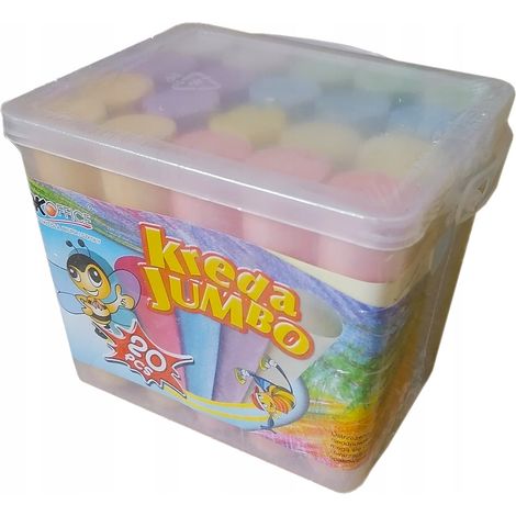 Jumbo-Straßenmalkreide, 20 Stück
