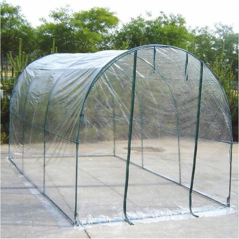 SERRA A TUNNEL GIARDINO PROTEZIONE PIANTE ORTO TELO PVC cm 200x180x300 149