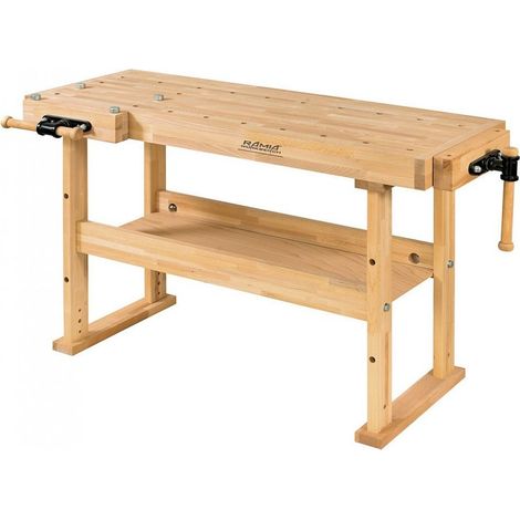 Ramia - Etabli de bois (hêtre stratifié haute qualité) long. 150 cm - ADVANCED 1500
