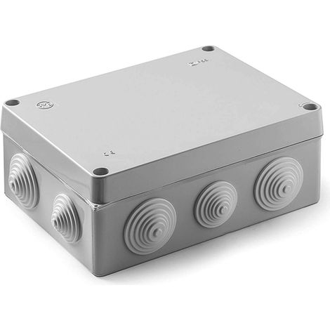 CAJA EMPALMES RECTANGULAR IP55 C/TORNI (1/4)