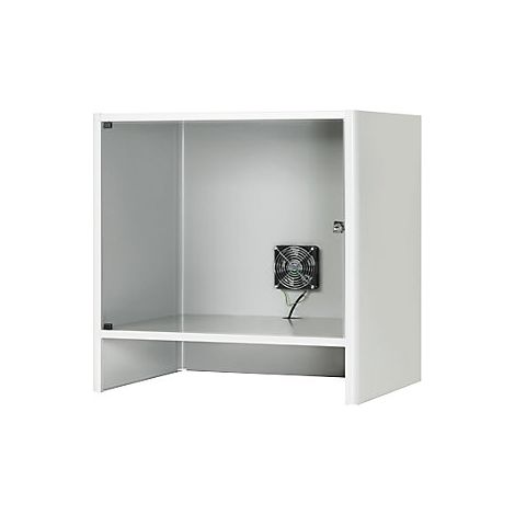 Monitorgehäuse mit integriertem Aktivlüfter  HxBxT 710 x 720 x