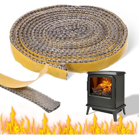 Wood Stove Gasket, 3 m x 10 mm x 3 mm (1/5)