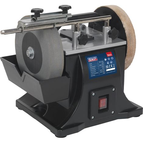 Sealey 200mm Sharpener with Honing Wheel 180W SMS2101 (1/3)