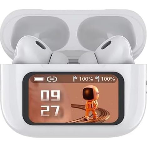 Trade Shop - Auriculares Bluetooth Tecnología De Auriculares Inalámbricos Anc / Enc Con Pantalla Táctil Inteligente - (1/5)