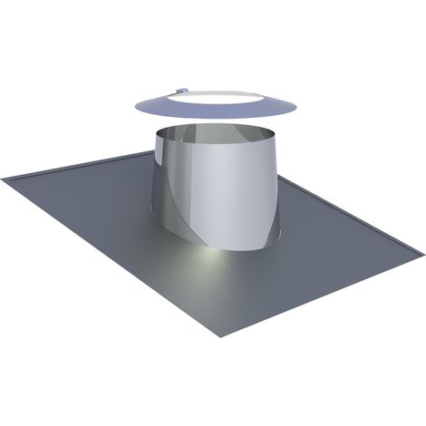 Solin de toit inox 5-15°