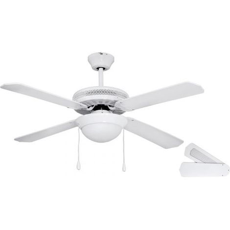Ventilador de techo con luz Orbegozo CP 25132 B, 4 aspas, 3 velocidades, 132 cm de diámetro, 60 W (1/3)