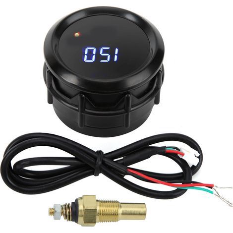 52-mm-Ölthermometer mit Sensor, Temperaturanzeige 40–150 °C, blaue LED-Digitalanzeige (1/5)