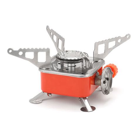Réchaud à gaz pliable,Poêles à allumage électronique d'extérieur Accessoire de cuisine portable touristique Poêle à gaz pliable Puissance de feu réglable Camping Randonnée Four GasCooker,Poêles (1/5)
