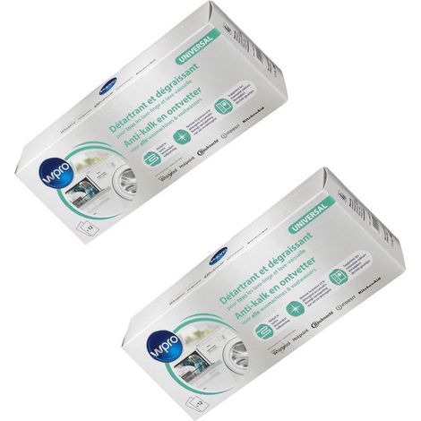 Lot de 2 boites de détartrant /dégraissant (2 x12 sachets)