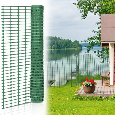 Barrière de signalisation et plastique, 1x50m, Vert, Grillage de signalisation (1/5)