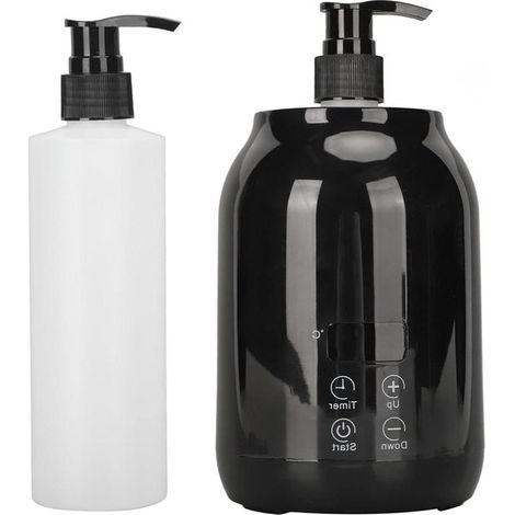 Allecto Plus，Comedero plegable para perros de 350 ml，de silicona con tapa，Comedero portátil para mascotas，Rosa y azul，Juego de 2 (1/5)