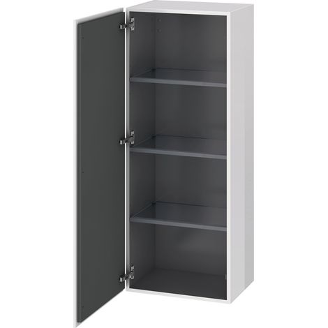 Duravit L-Cube armoires mi-hautes, 1 porte charnière à gauche,