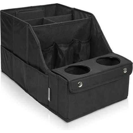 Scatola portaoggetti per il bagagliaio dell'auto, borsa portaoggetti per il seggiolino auto, borsa portaoggetti pieghevole con scomparti (1/2)