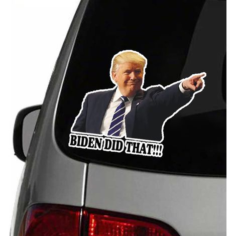 100 „Biden hat’s geschafft“-Aufkleber (Joe Biden, ich hab’s geschafft) – wasserfeste Aufkleber für Auto, Fenster, Tasse, Kopfhörer, Laptop, Gepäck, Wand (1/5)