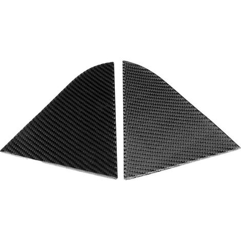 Paar Heckscheibenaufkleber aus Kohlefaser, dekorative Abdeckung, passend für Chevrolet Cruze 2009–2020