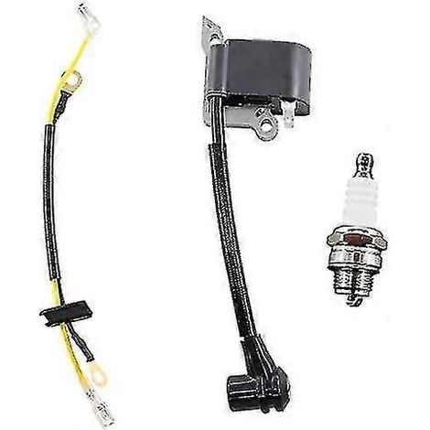 Ignition coils and spark plugs suitable for Jonsered 2036 2040 CS2036 CS2040 CS2234 S CS2238 S GZ380 Husqvarna 235 240 236 235e 236e 240 36 41 136 136le 12
