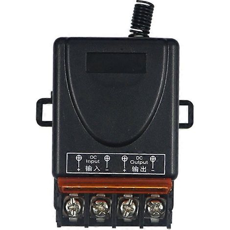 Interrupteur intelligent monocanal 433 MHz DC 12-48 V pour pompes à eau, pompes, moteurs, lampes (1/5)