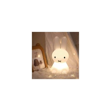 Veilleuse LED en silicone lapin coloré, 28 cm, décoration chambre enfant, lampe de chevet – (1/5)