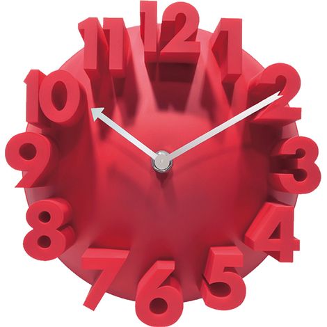 Horloge murale 3D, horloge numérique moderne. Cette horloge ronde moderne convient à un usage domestique.